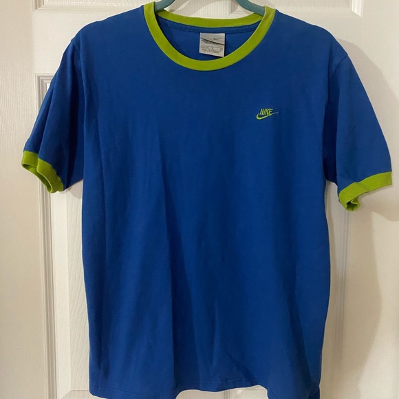 Nike ringer style T-shirt Youth Large  14-16 - Picture 1 of 4